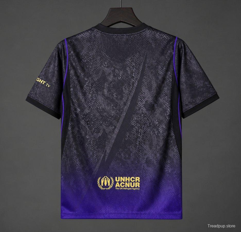 26/27 Barcelona Away "Purple Mamba" Purple Black Jersey
